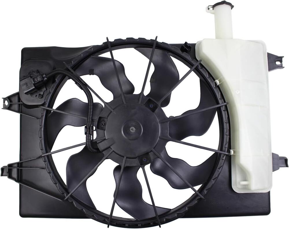 Engine Radiator Cooling Fan Assembly for 20-23 Kia Soul 2.0L Hyundai Veloster